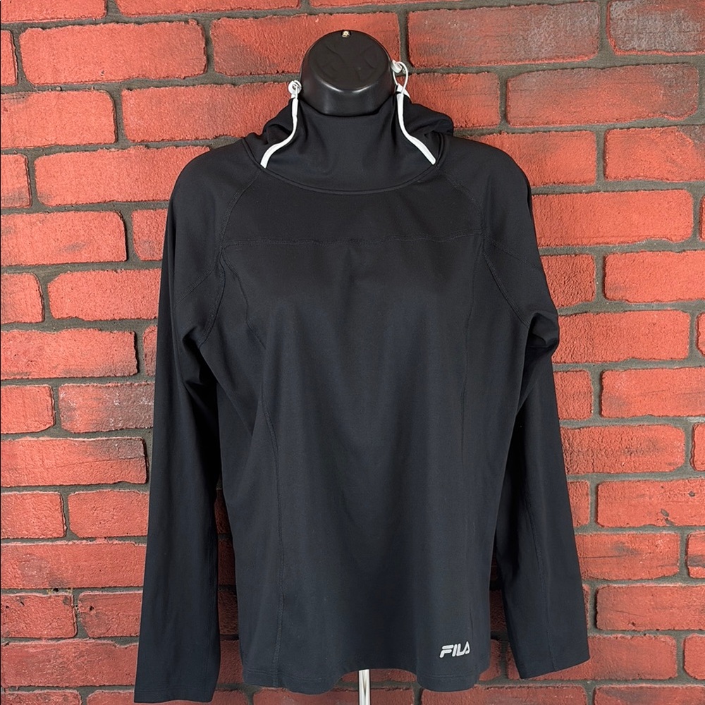 Fila Hoodie Womens Black Long‎ Sleeve